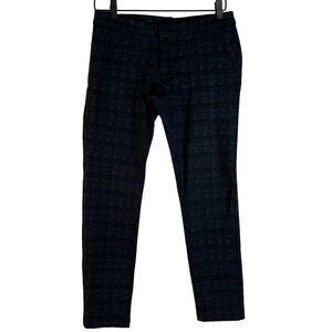 Kut From The Kloth Womens Skinny Pants Black Stefany Printed Stretch Petites 4P